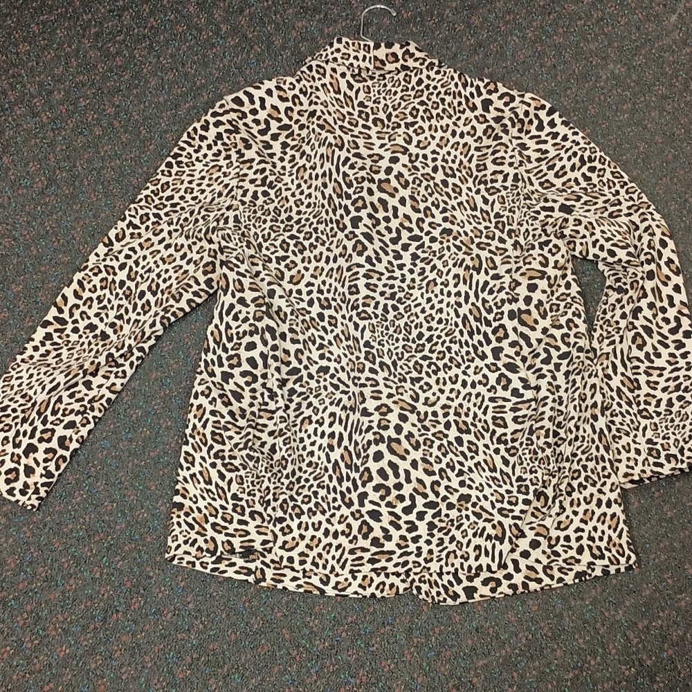 Leopard Print Blazer - image 2